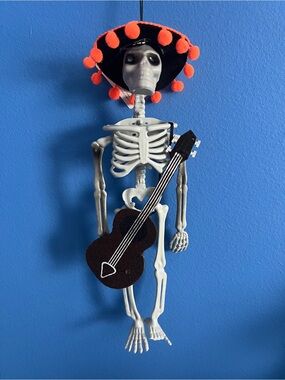 Hanging Decor - Skeleton with Guitar